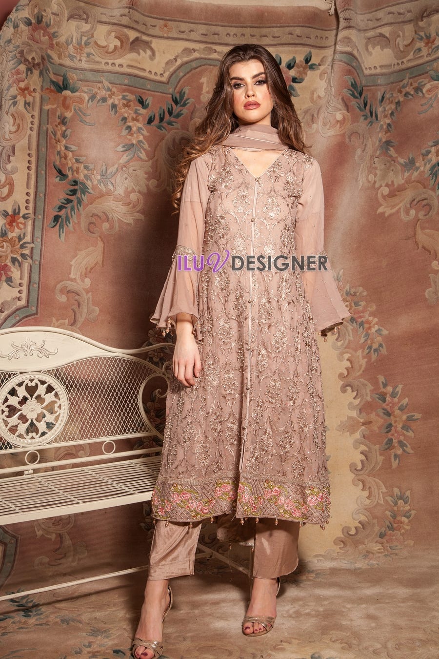 Luxury Embroidered Formal Dress by Simrans
