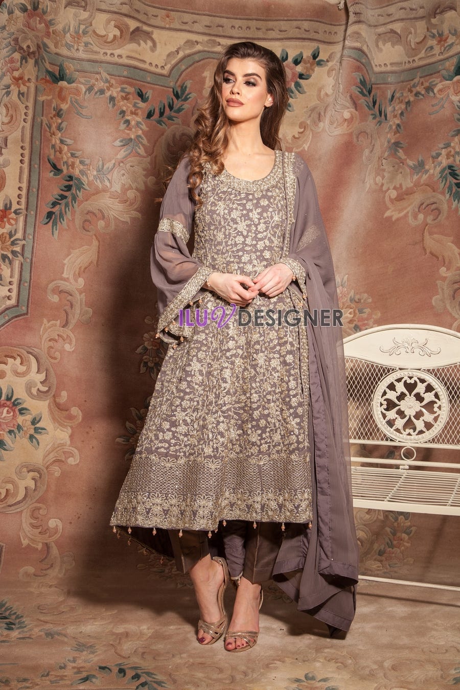 Luxury Embroidered Formal Dress by Simrans