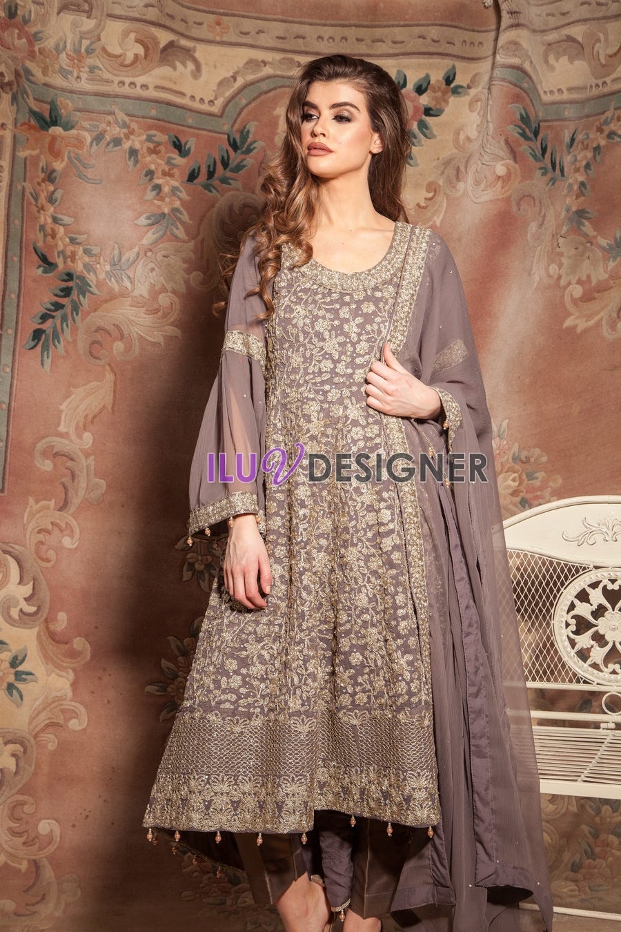 Luxury Embroidered Formal Dress by Simrans