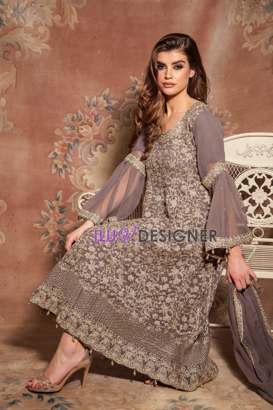 Luxury Embroidered Formal Dress by Simrans