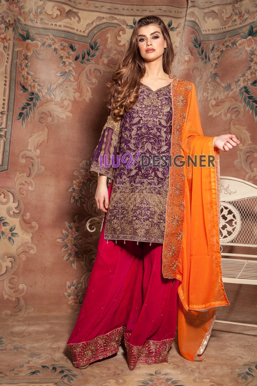 Luxury Embroidered Formal Dress by Simrans