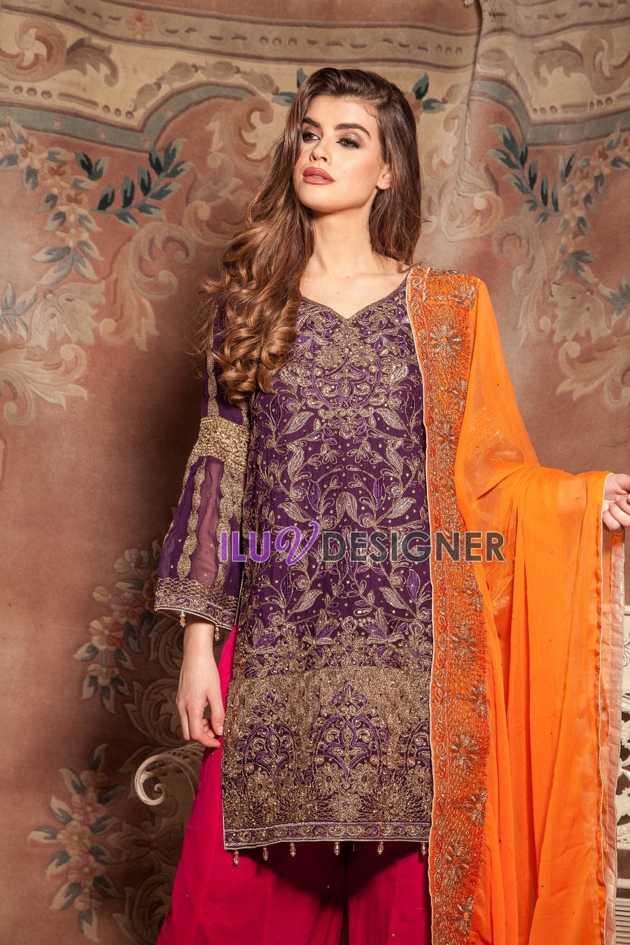 Luxury Embroidered Formal Dress by Simrans