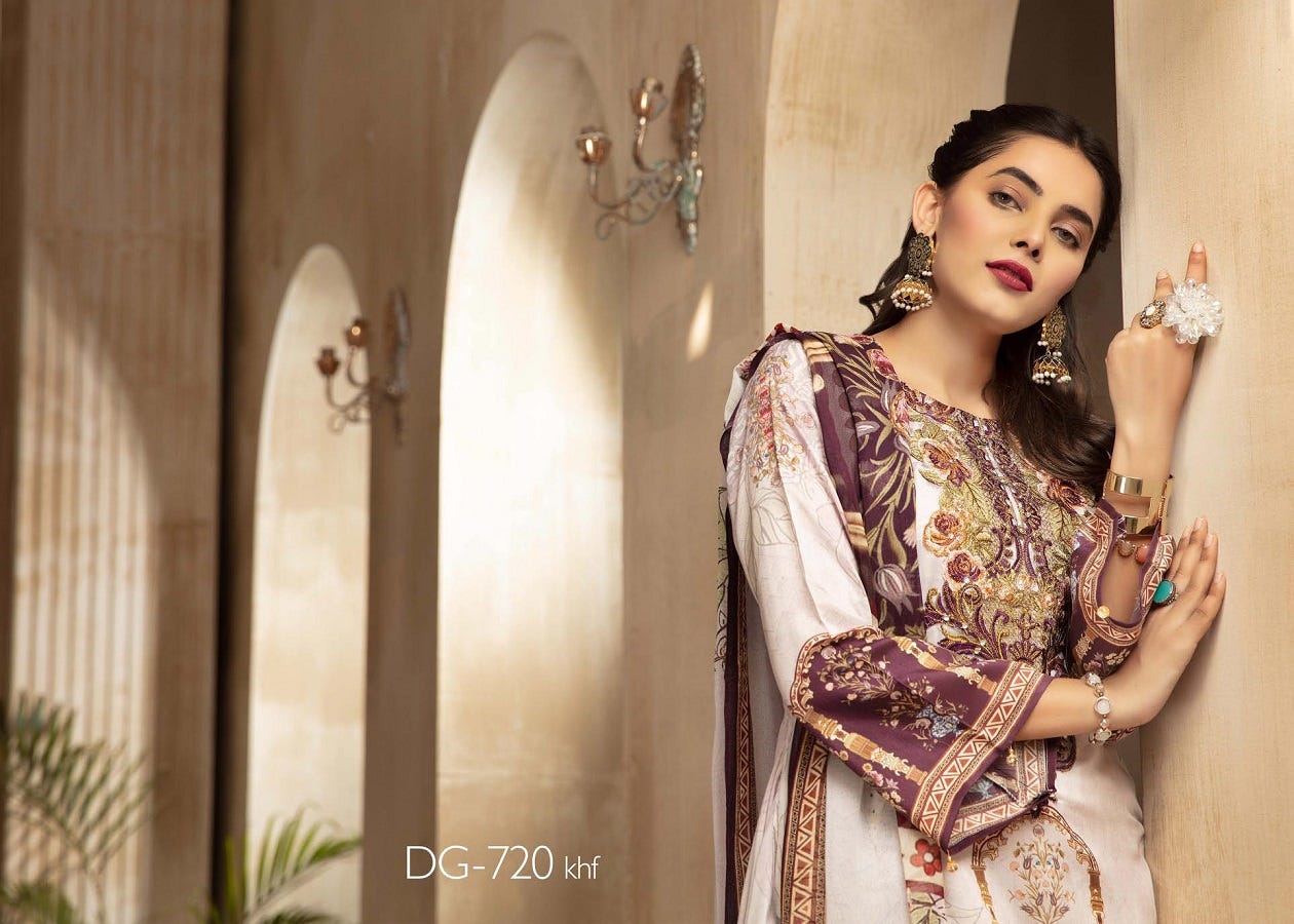 Simrans SS20 Pret lawn kaftan DG720