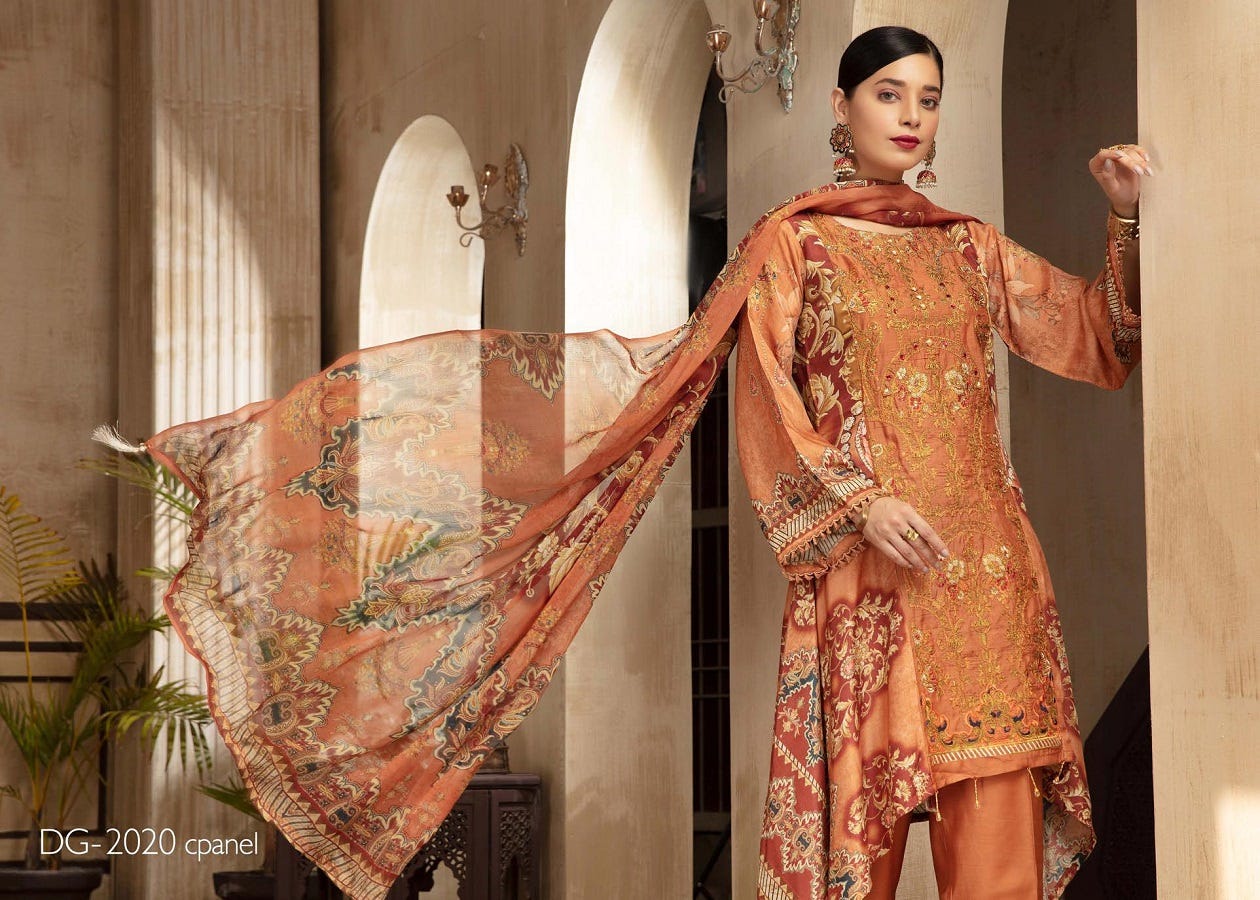 Simrans SS20 Pret lawn Dress DG2020