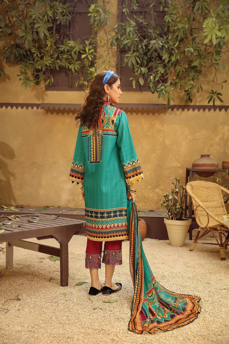 Jacquard Lawn Ready to Wear 3 Pcs Embroidered Dress by Panache 02