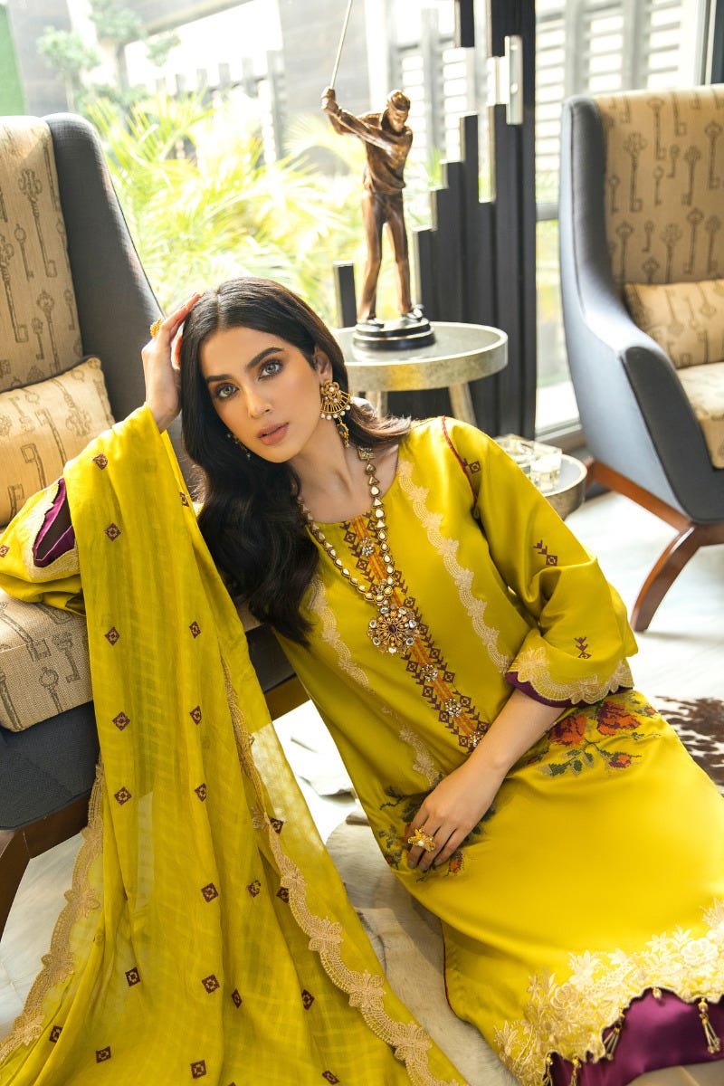 Luxury Ready to Wear Embroidered Satin Collection by Panache 03