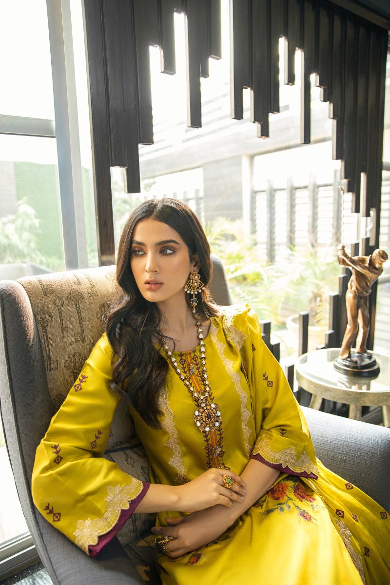 Luxury Ready to Wear Embroidered Satin Collection by Panache 03