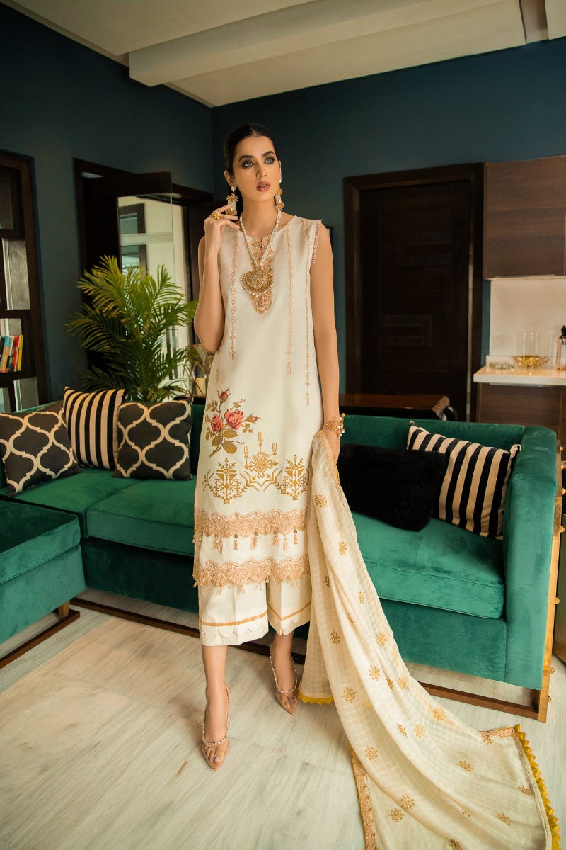 Luxury Ready to Wear Embroidered Satin Collection by Panache 05