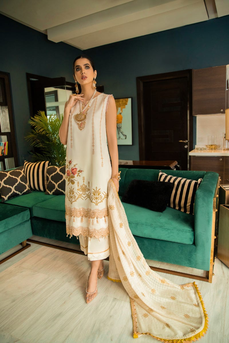 Luxury Ready to Wear Embroidered Satin Collection by Panache 05
