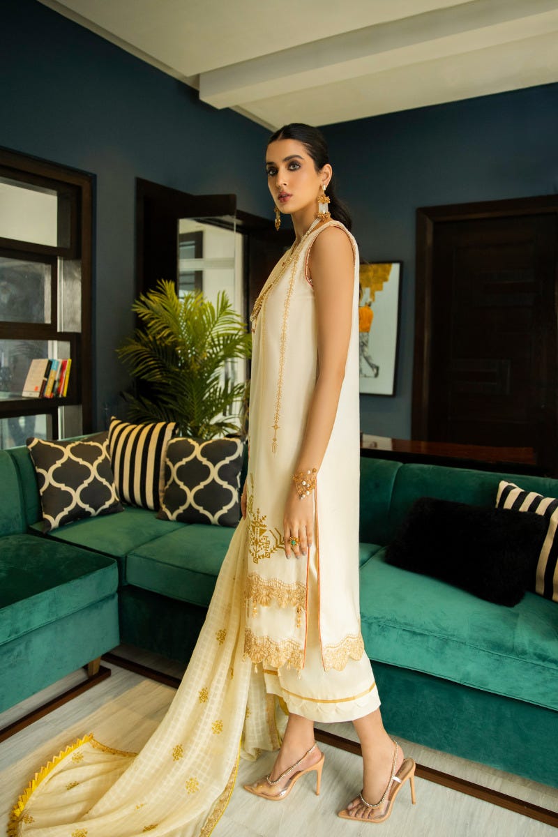 Luxury Ready to Wear Embroidered Satin Collection by Panache 05