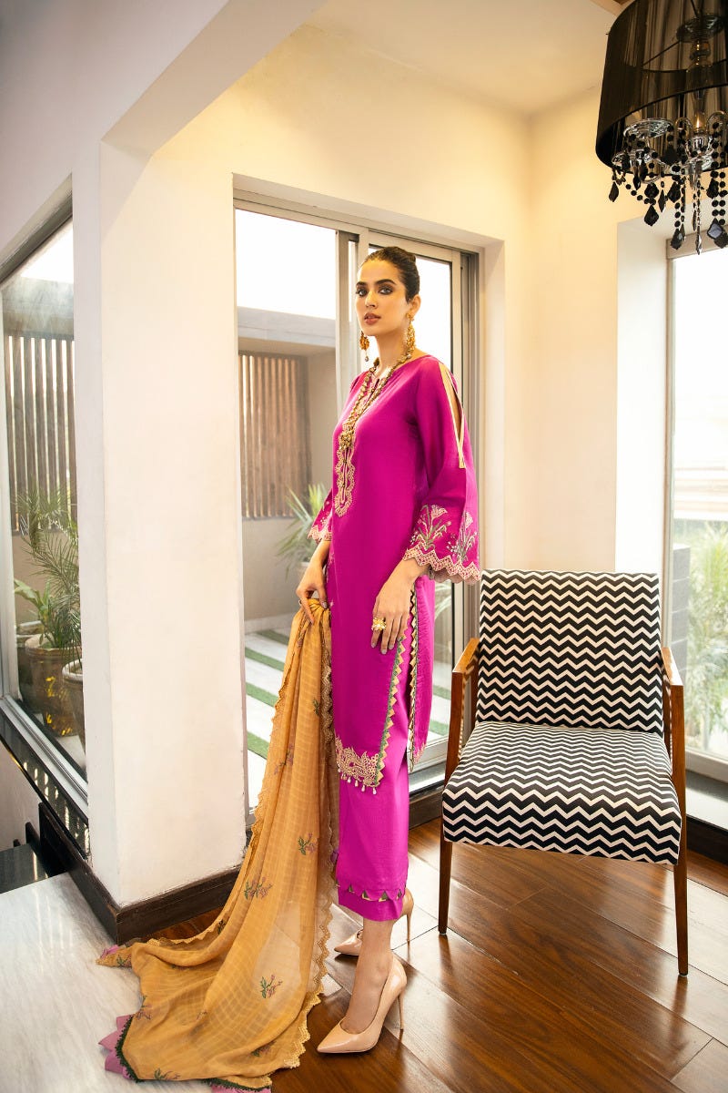 Luxury Ready to Wear Embroidered Satin Collection by Panache 09