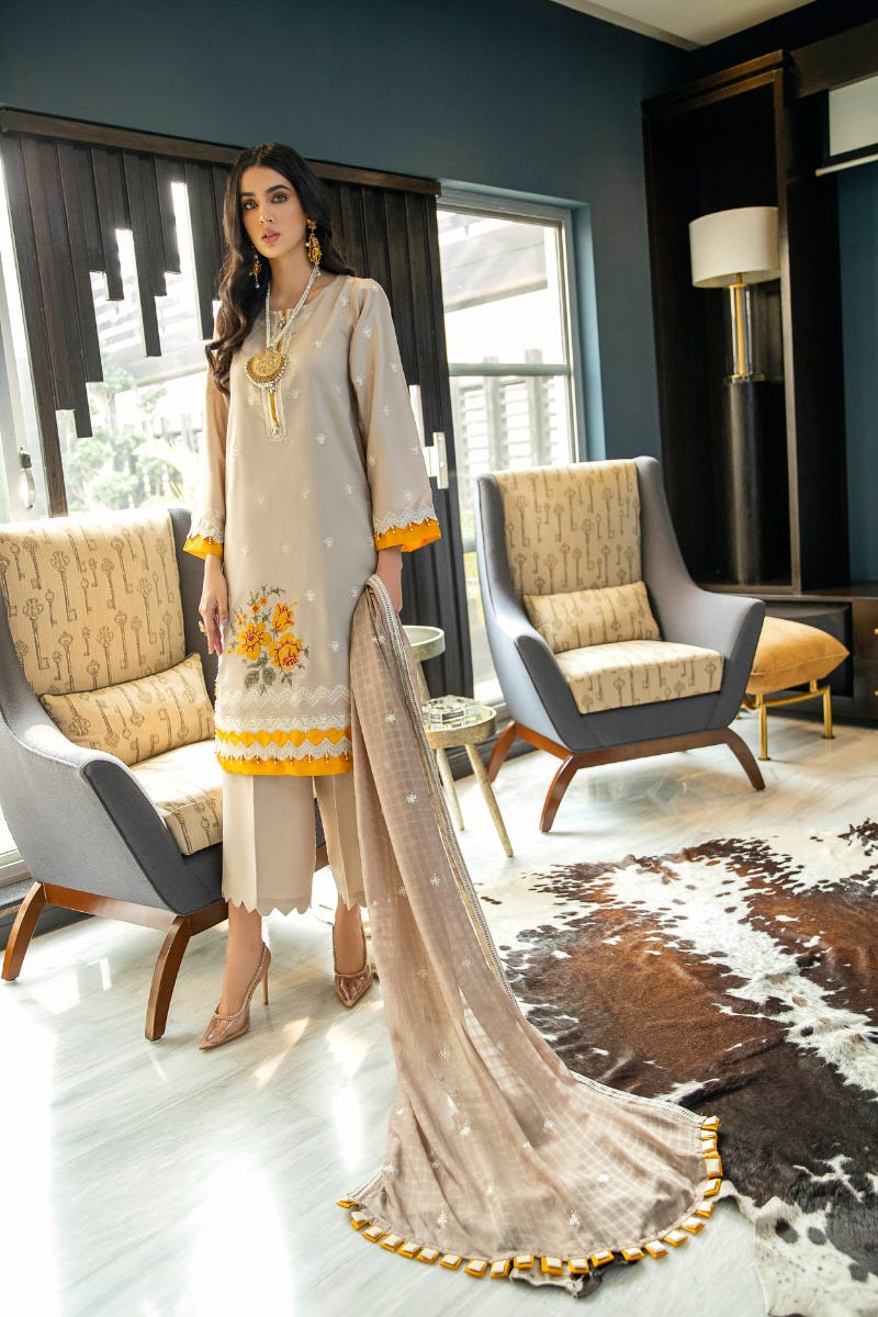 Luxury Ready to Wear Embroidered Satin Collection by Panache 02