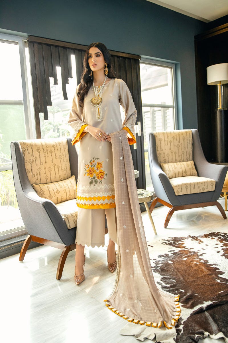 Luxury Ready to Wear Embroidered Satin Collection by Panache 02