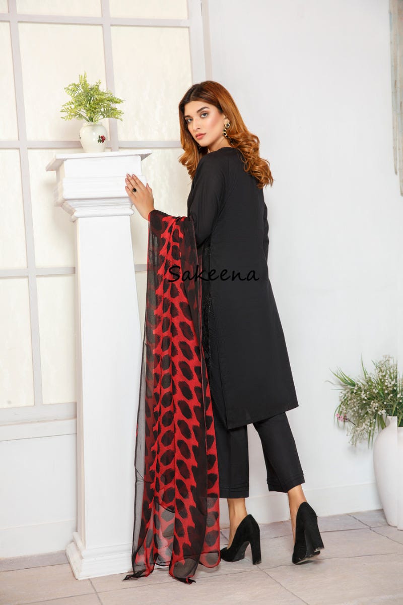 Ready to Wear Lawn Embroidered Eid Collection by Sakeena Hasan 07