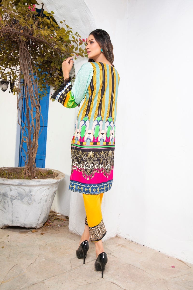 Winter Ready to Wear Handwork 2 Pcs Dress by Sakeena Hasan 09