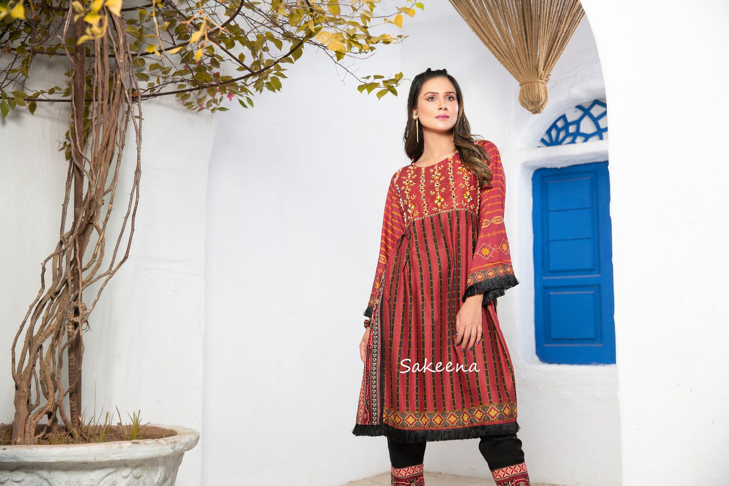 Winter Ready to Wear Handwork 2 Pcs Dress by Sakeena Hasan