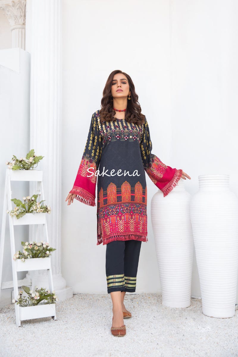 Winter Ready to Wear Kurta by Sakeena Hasan 02
