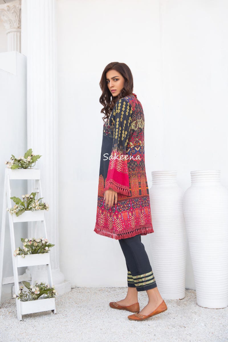 Winter Ready to Wear Kurta by Sakeena Hasan 02