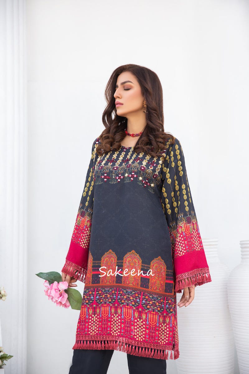 Winter Ready to Wear Kurta by Sakeena Hasan 02