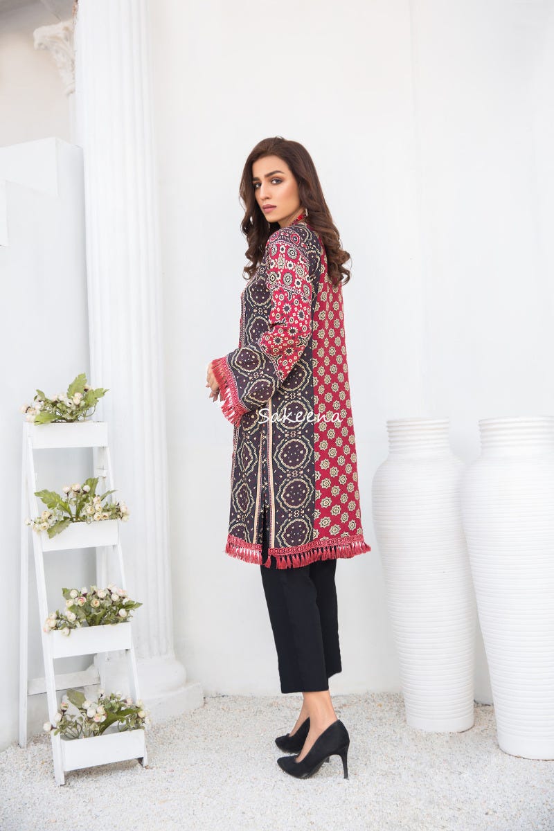 Winter Ready to Wear Kurta by Sakeena Hasan 05