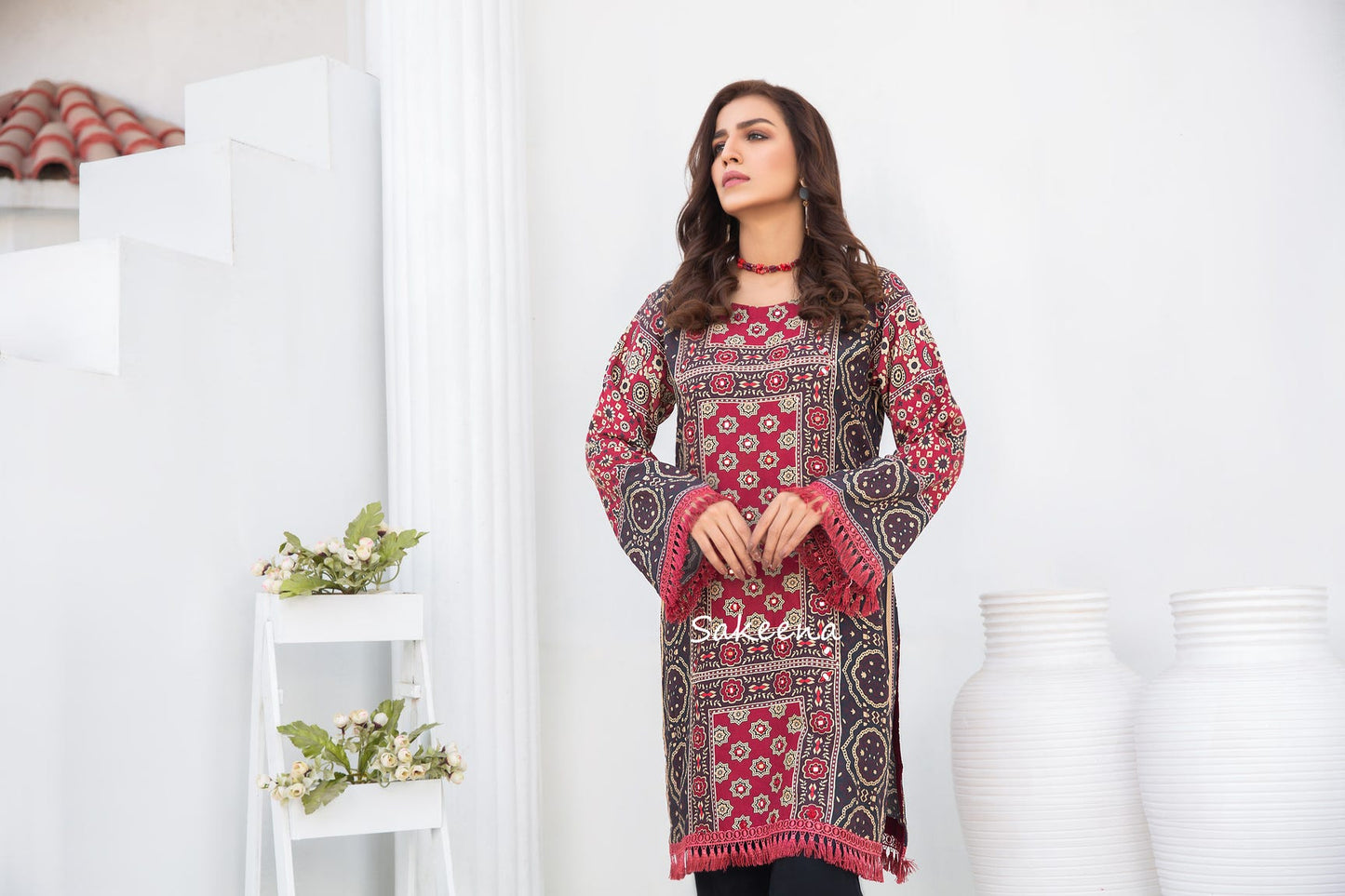 Winter Ready to Wear Kurta by Sakeena Hasan 05