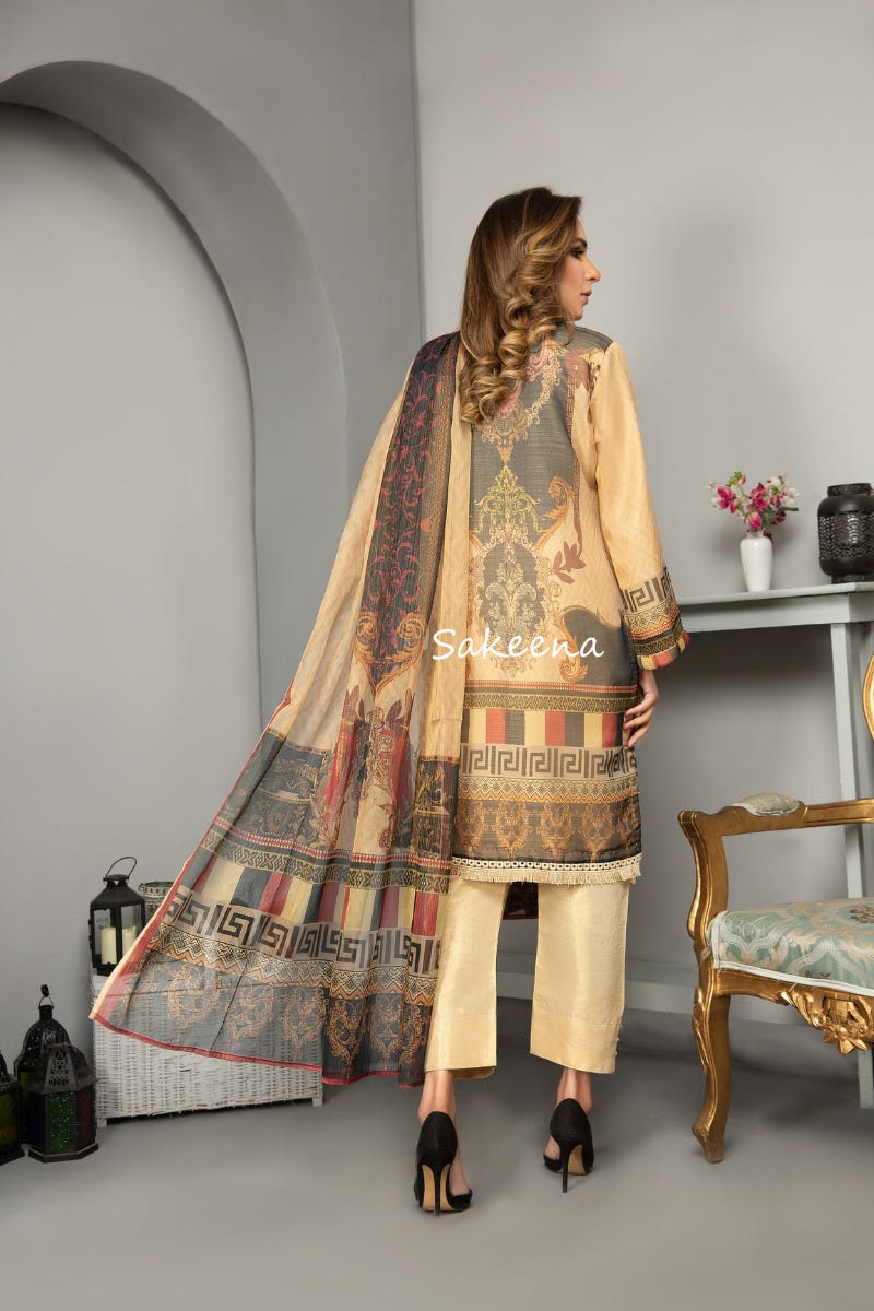 Ready to Wear Hand worked Dress by Sakeena Hasan 02