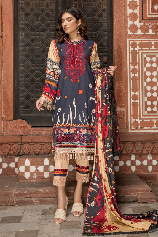 Winter Ready to Wear Khadar Emrboidered Collection by Sakeena Hasan 06
