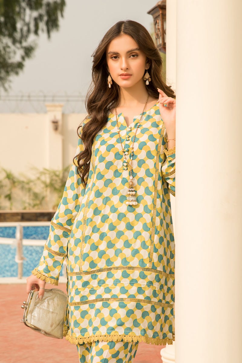 Winter Linen 2 Pcs Ready to Wear Dress by Sakeena Hasan 07