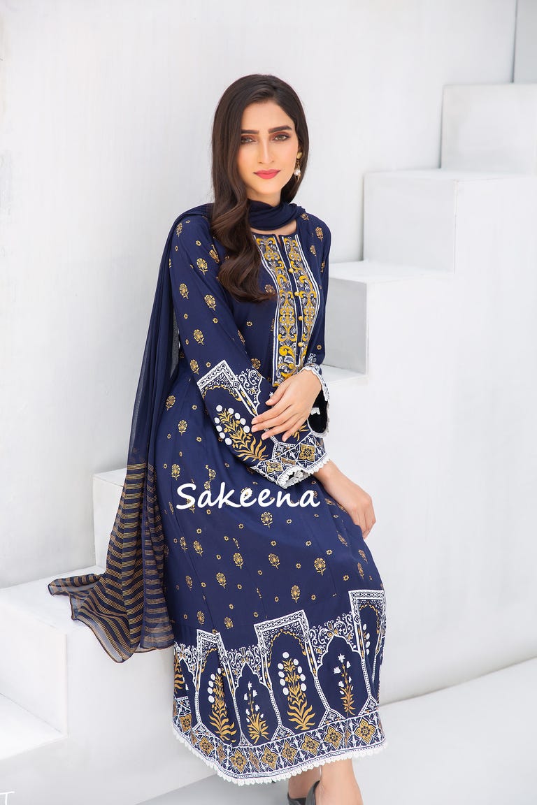Winter Ready to Wear 3 Pcs Collection by Sakeena Hasan 07