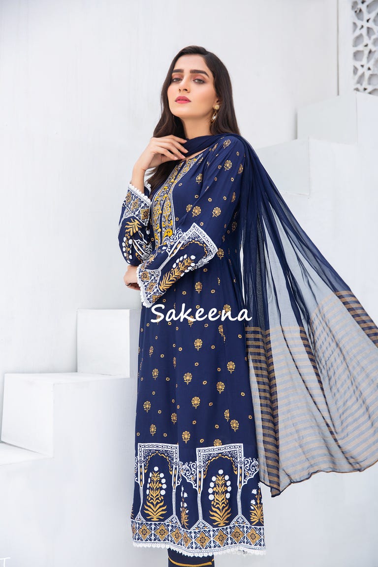 Winter Ready to Wear 3 Pcs Collection by Sakeena Hasan 07