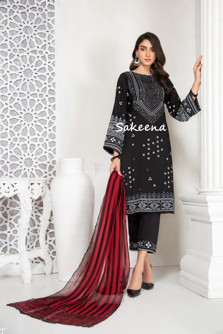 Winter Ready to Wear 3 Pcs Collection by Sakeena Hasan 05