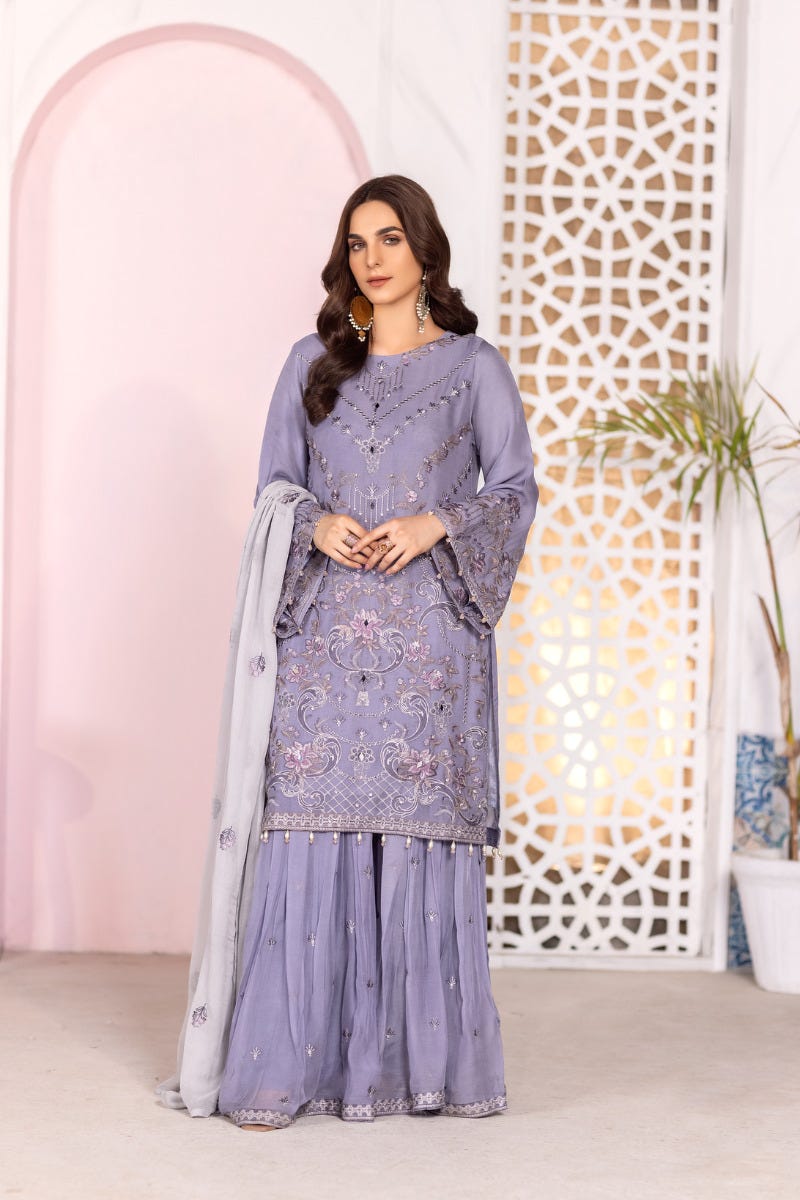 Women Chiffon Collection with Handwork by Simrans 03