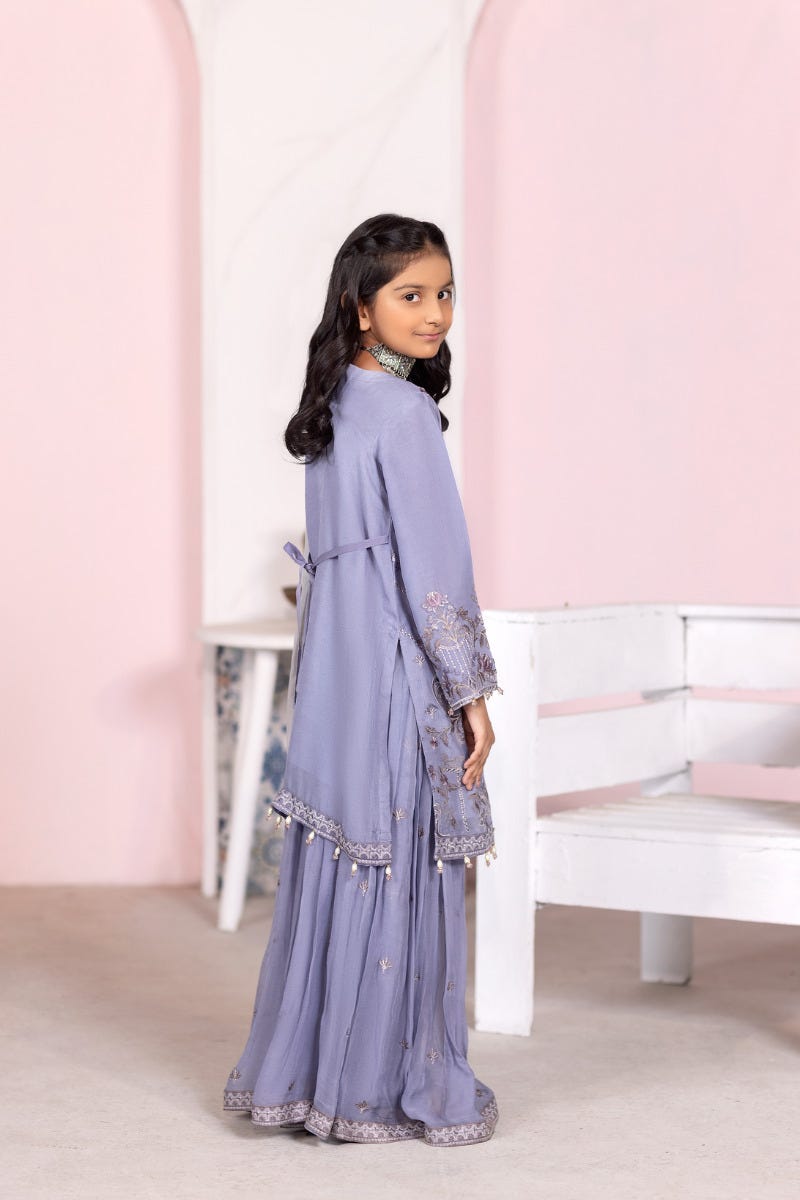 Kids Chiffon Collection with Handwork by Simrans 03