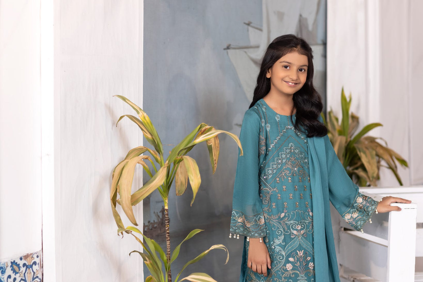 Kids Chiffon Collection with Handwork by Simrans 05