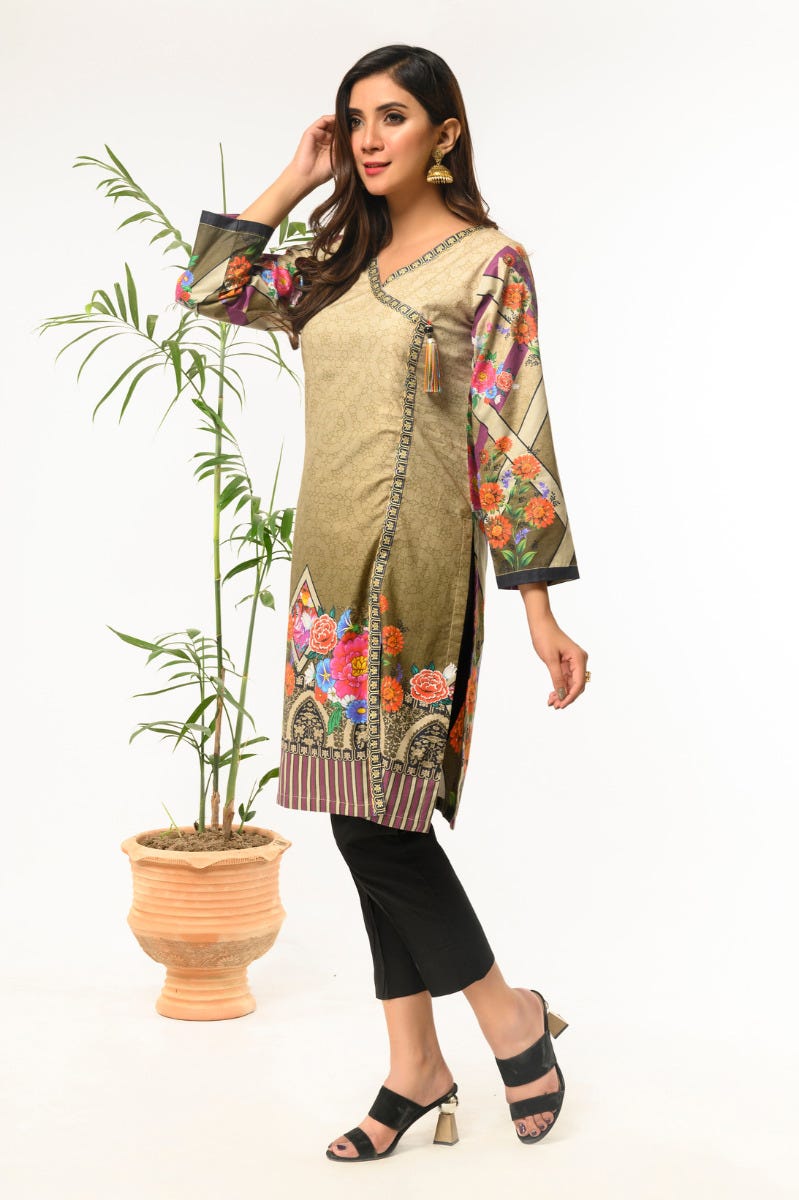 Lawn Ready to Wear Kurta by Zaiwa 01