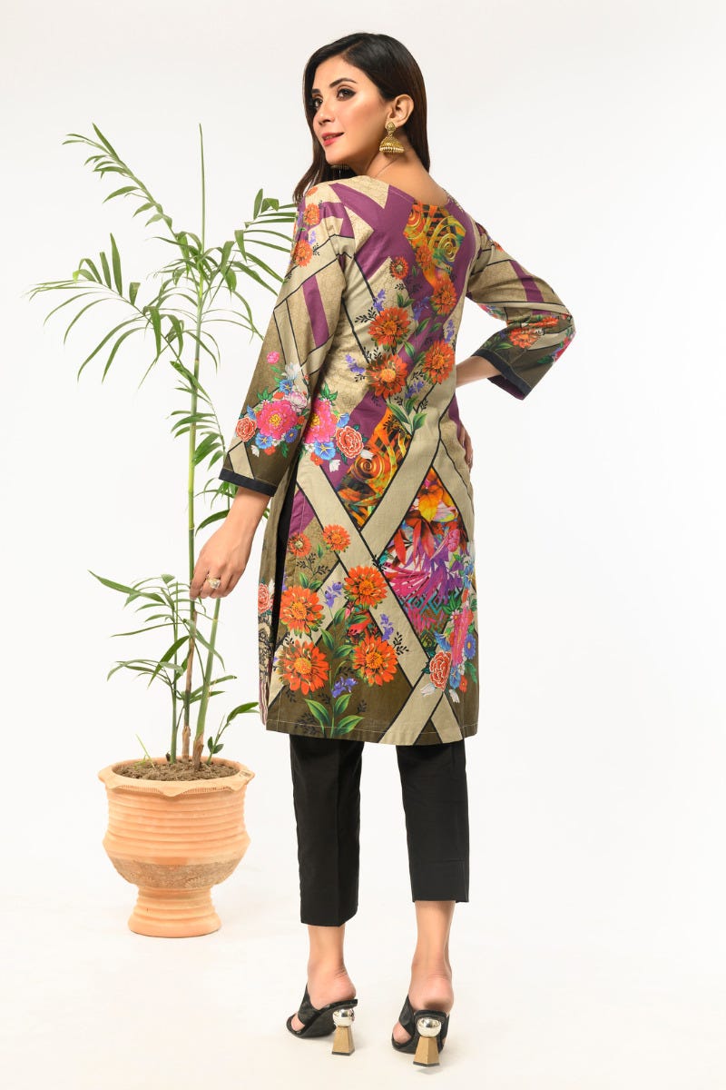 Lawn Ready to Wear Kurta by Zaiwa 01