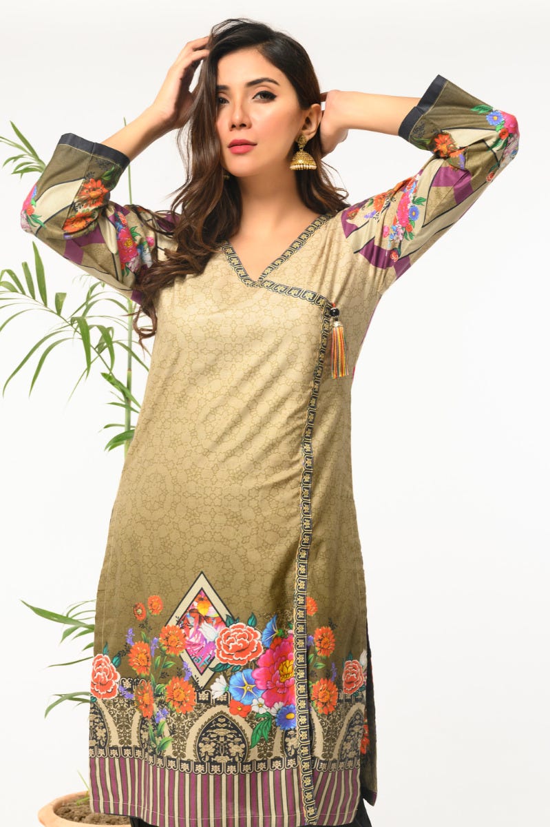 Lawn Ready to Wear Kurta by Zaiwa 01