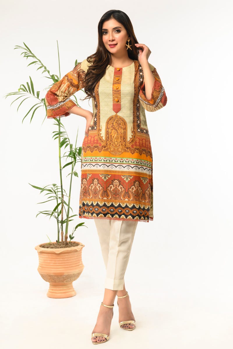 Lawn Ready to Wear Kurta by Zaiwa 03