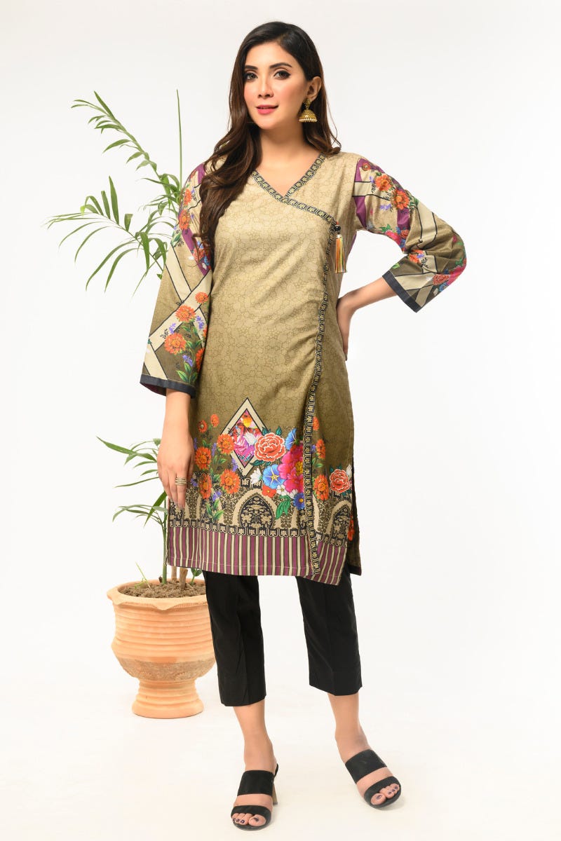 Lawn Ready to Wear Kurta by Zaiwa 01