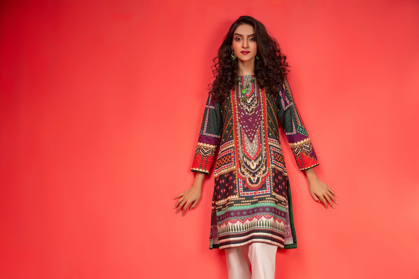 Khadar Ready to Wear Handwork 2 Pcs Dress by Zaiwa 04