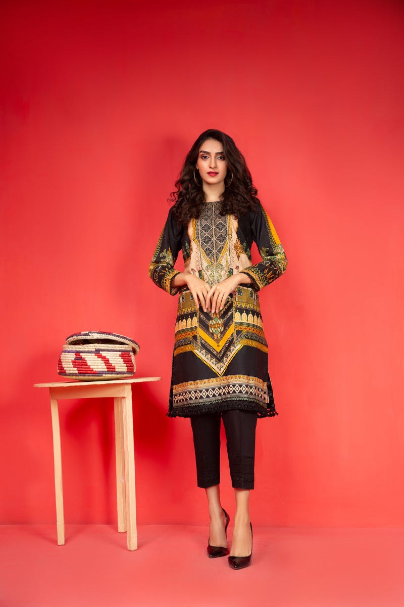 Khadar Ready to Wear Handwork 2 Pcs Dress by Zaiwa 08