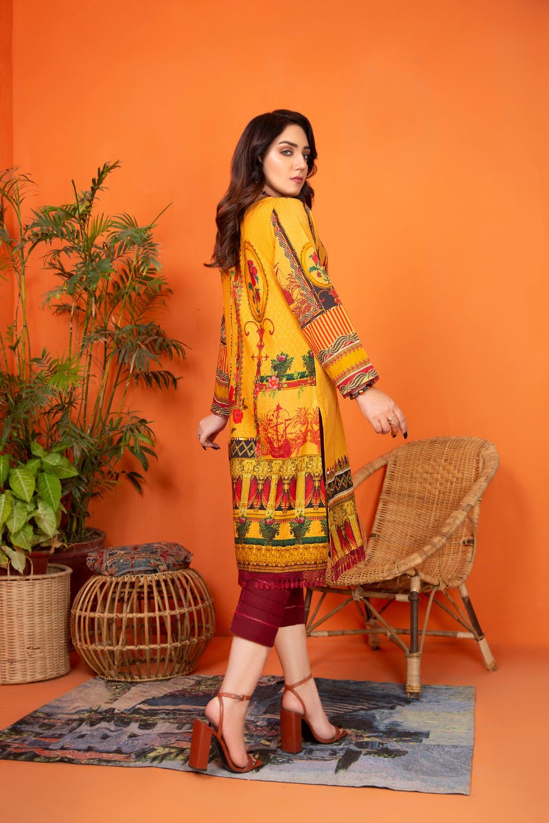 Khadar 2 Pcs Hand Work Ready to Wear Dress by Zaiwa 05