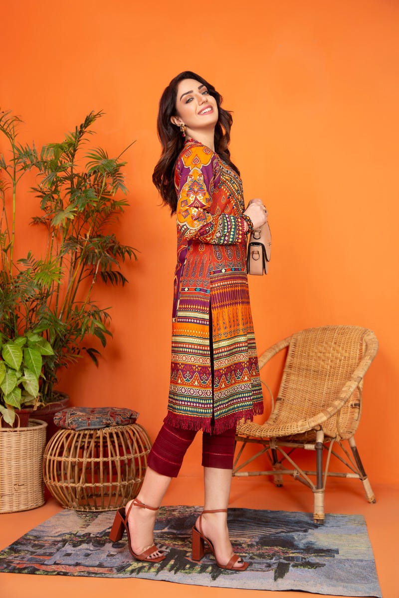 Khadar 2 Pcs Hand Work Ready to Wear Dress by Zaiwa 06