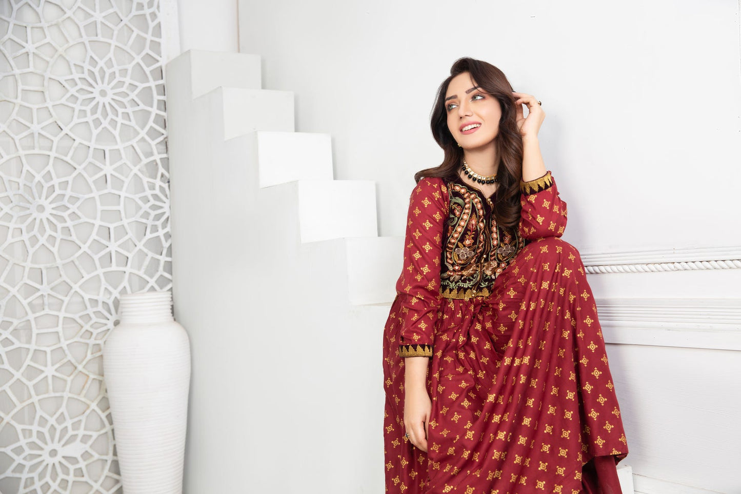 Ready to Wear Embroidered Kurta by Zaiwa 02