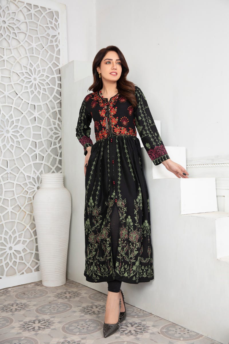 Ready to Wear Embroidered Kurta by Zaiwa 03