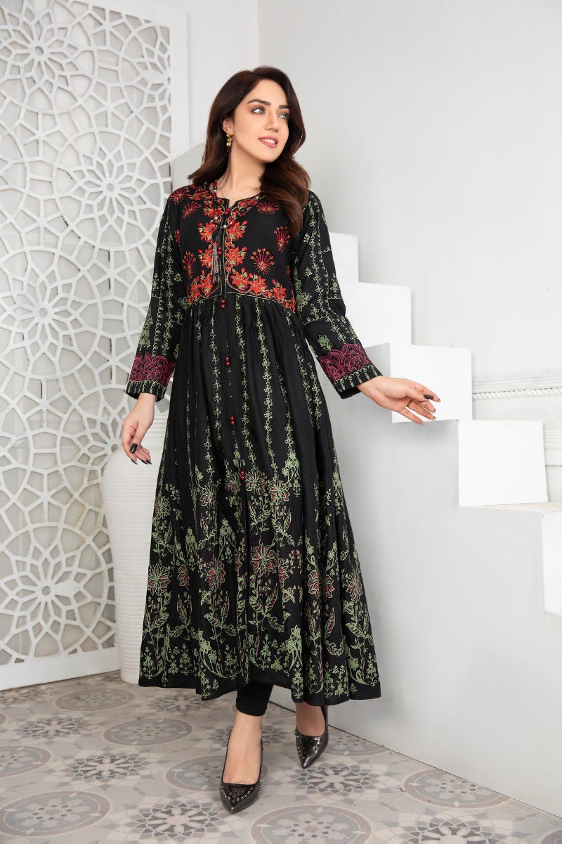 Ready to Wear Embroidered Kurta by Zaiwa 03