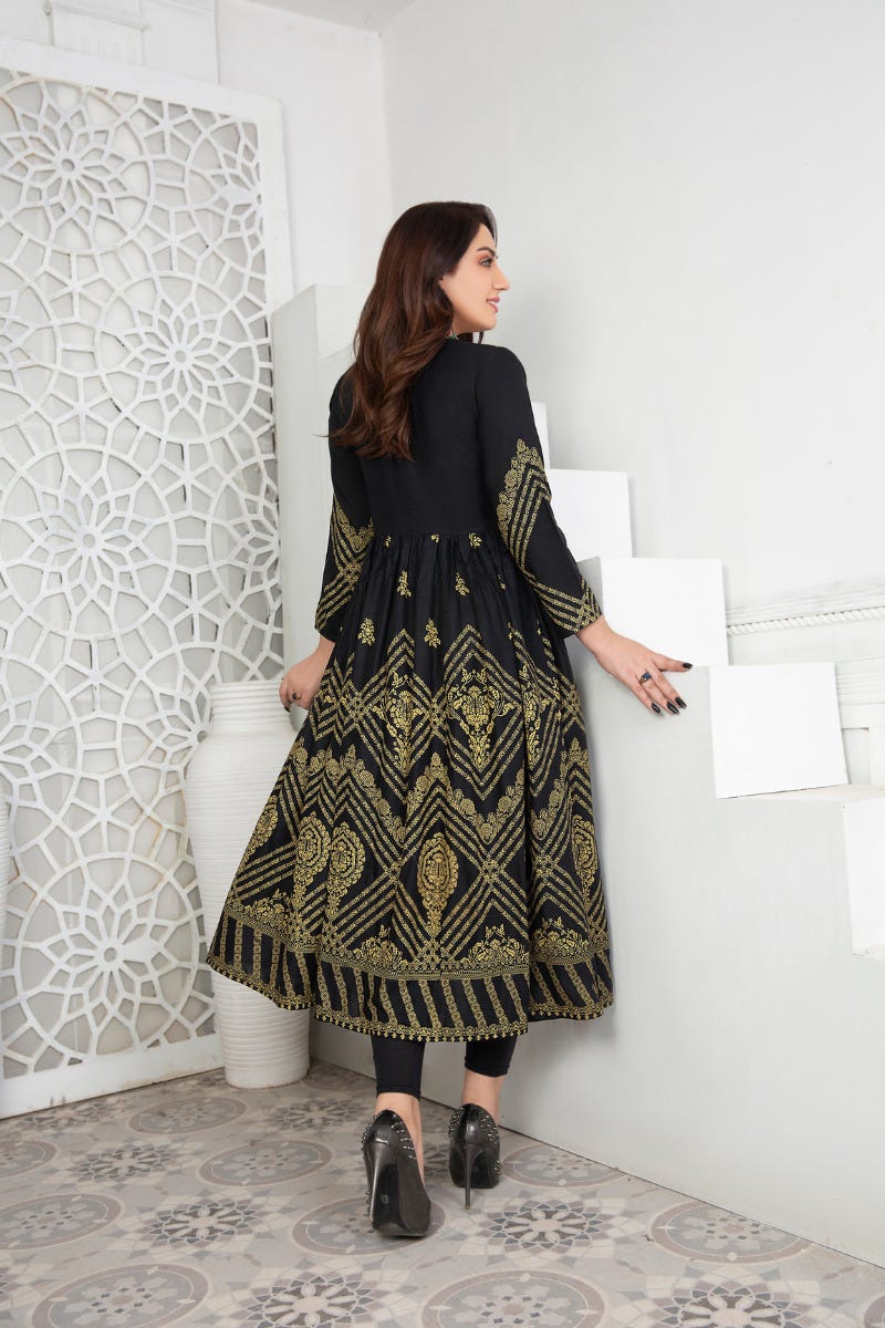 Ready to Wear Embroidered Kurta by Zaiwa 04