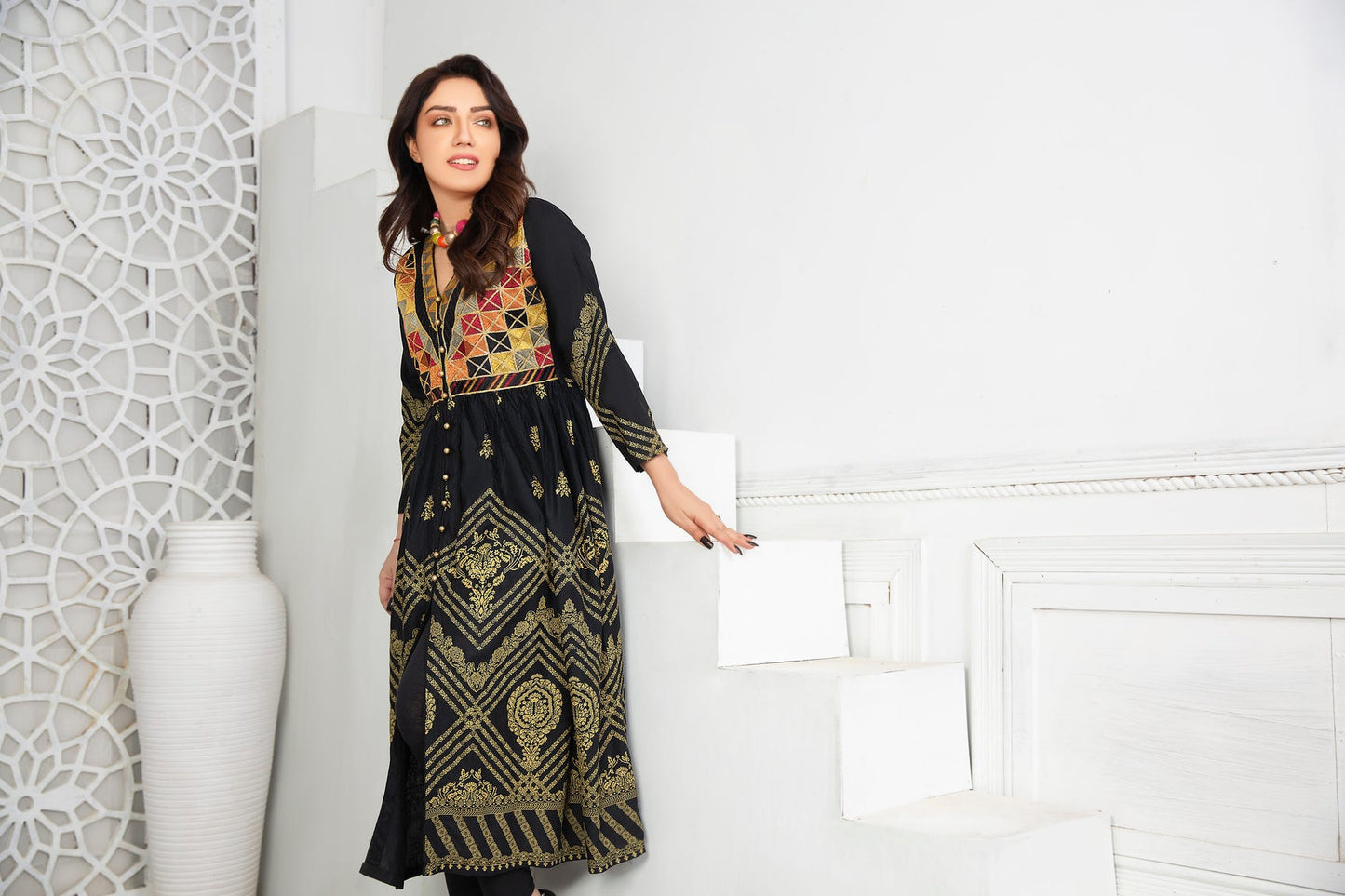 Ready to Wear Embroidered Kurta by Zaiwa 04