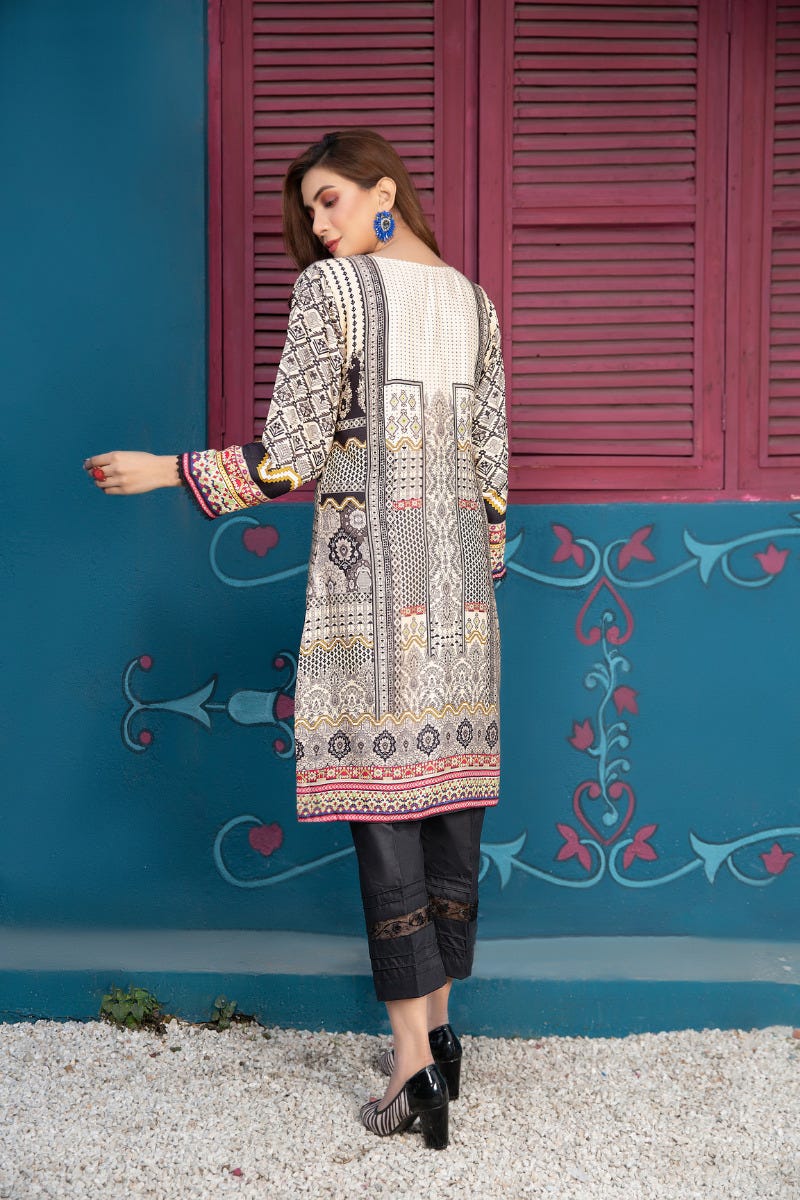 Ready to Wear 2 Pcs Handwork Dress by Zaiwa 07