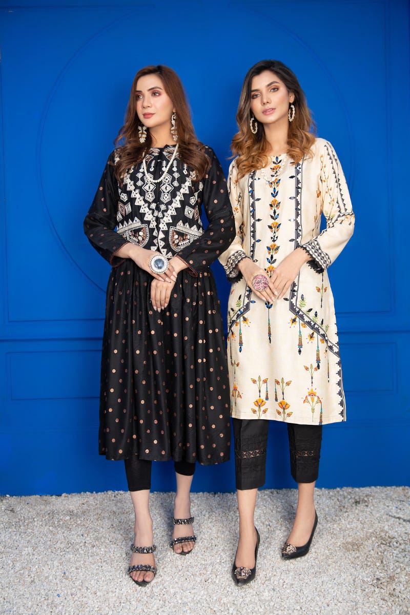 Ready to Wear Handwork Kurta by Zaiwa 10